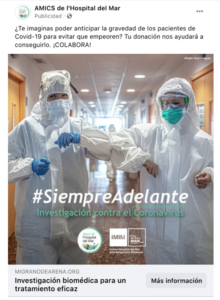 campaña siempre adelante amics de l'hospital del mar