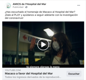 vídeo de la canción de homenaje de Macaco a l'Hospital del Mar